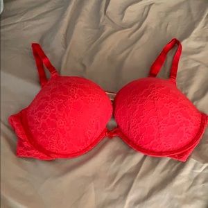 Red Lace Victoria Secret Push-Up Bra
